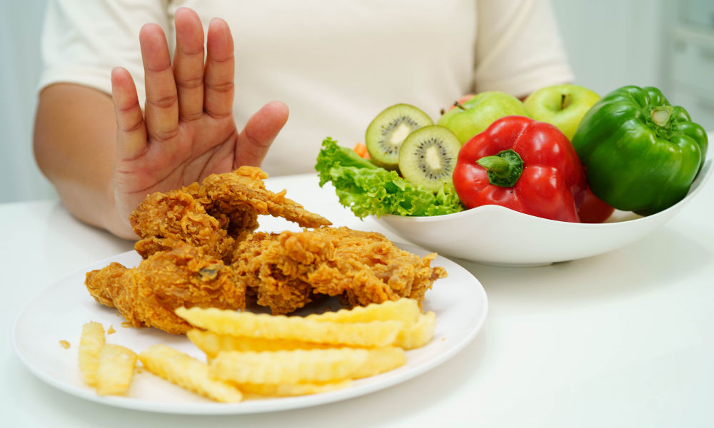 Foods to Avoid After Rhinoplasty: Recovery Diet Junk food like burgers, fries, and soda — foods that can worsen swelling and slow rhinoplasty recovery.